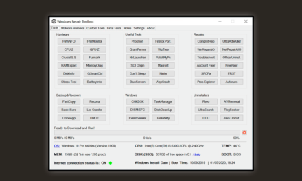 Windows Repair Toolbox v3.0.4.3: Solución Integral para Reparar Sistemas Windows